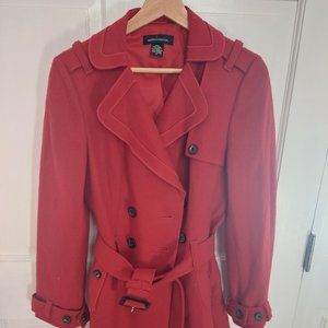 Women's Red Moda Coat